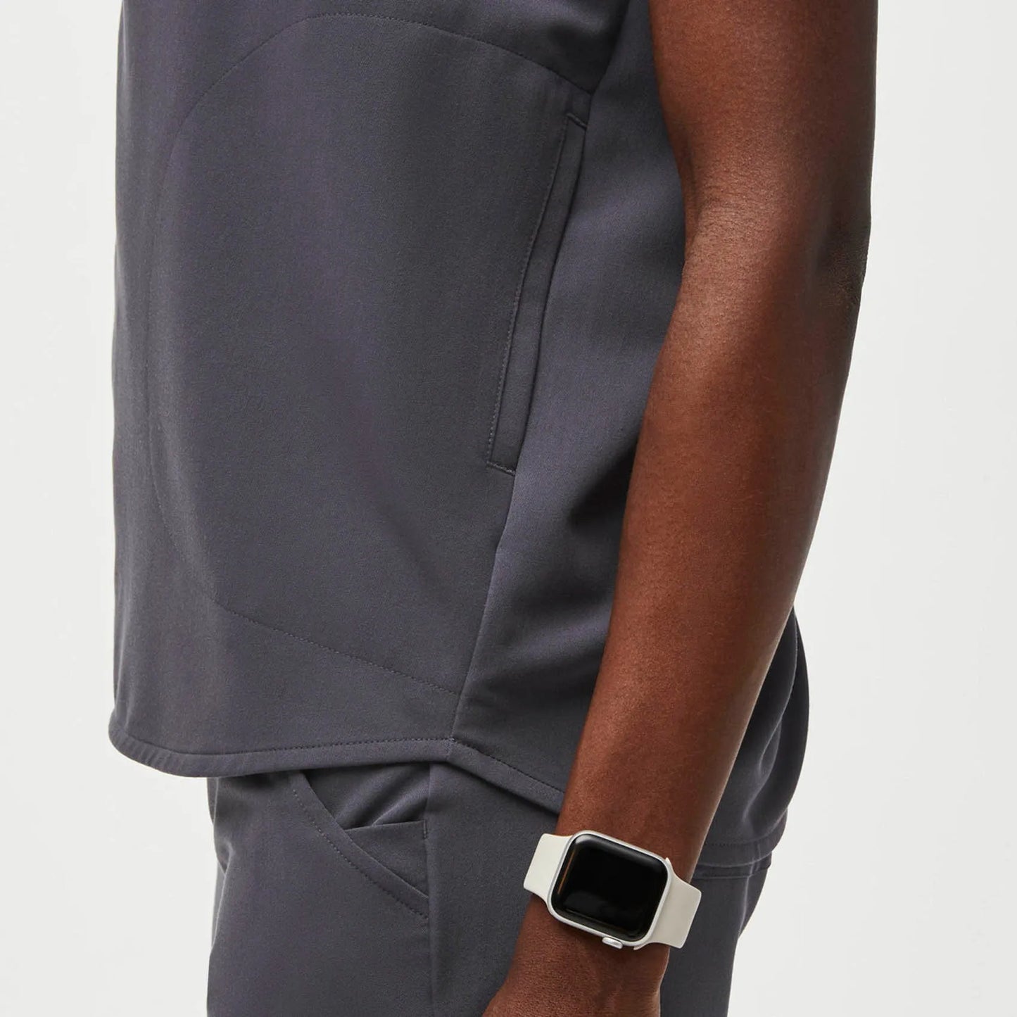 Women's Rafaela Oversized Scrub Top& - Charcoal