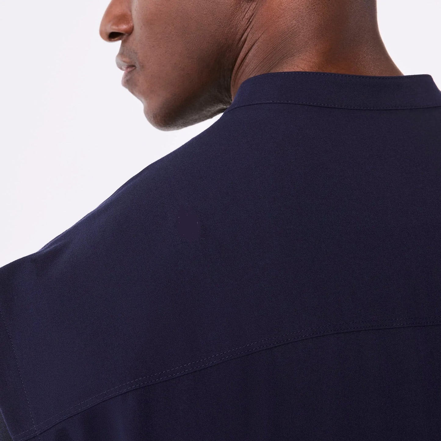 Men's Andes Oversized Scrub Top - Navy