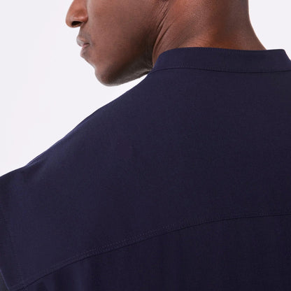 Men's Andes Oversized Scrub Top - Navy