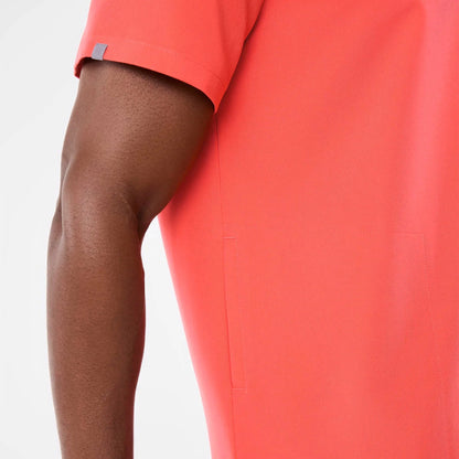 Men's Chisec Three-Pocket Scrub Top- Fireside