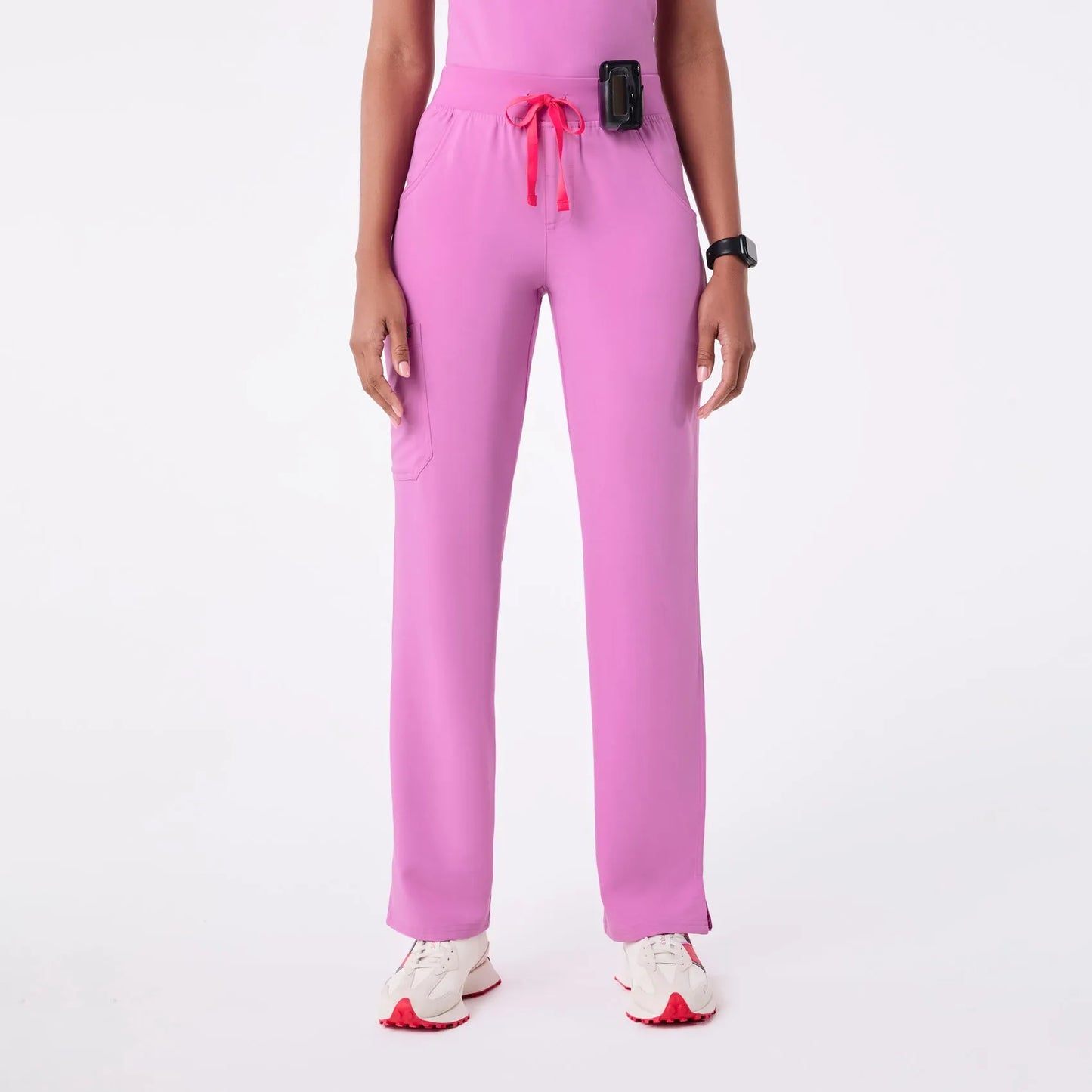 Women's Kade Cargo Scrub Pants- Pink Cloud