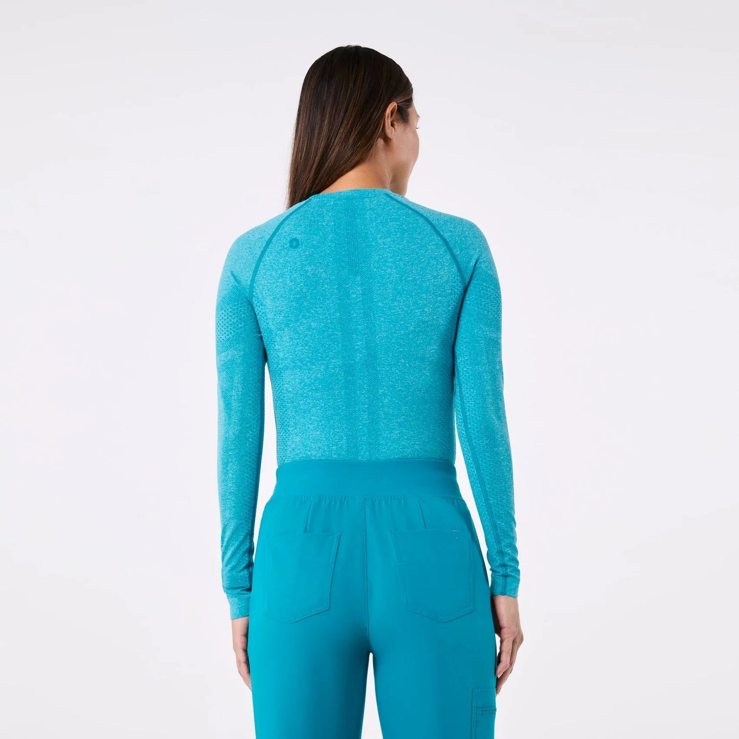 Women's Salta Seamless Longsleeve Underscrub - Teal