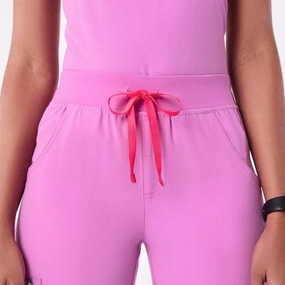 Women's Kade Cargo Scrub Pants- Pink Cloud
