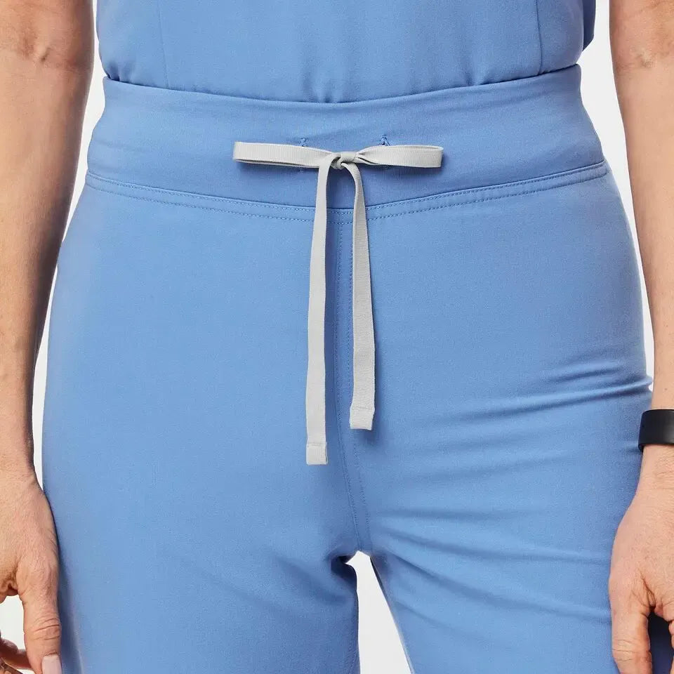 Women's High Waisted Livingston Scrub Pants - Ceil Blue