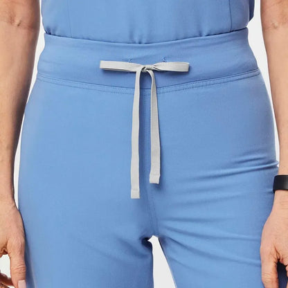 Women's High Waisted Livingston Scrub Pants - Ceil Blue