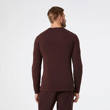 Men's Waffle Longsleeve Underscrub - Espresso