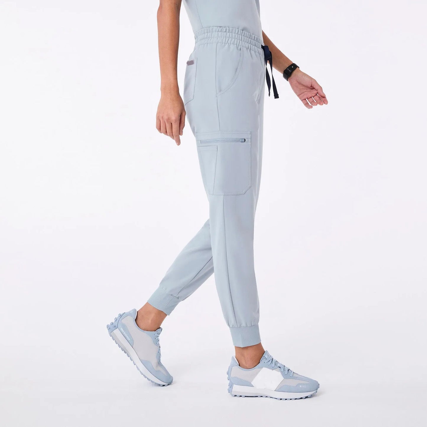 Women's Uman Relaxed Jogger Scrub Pants - Dusty Blue