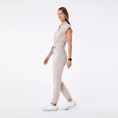 Women's Rafaela Cargo ScrubJumpsuit - Slate