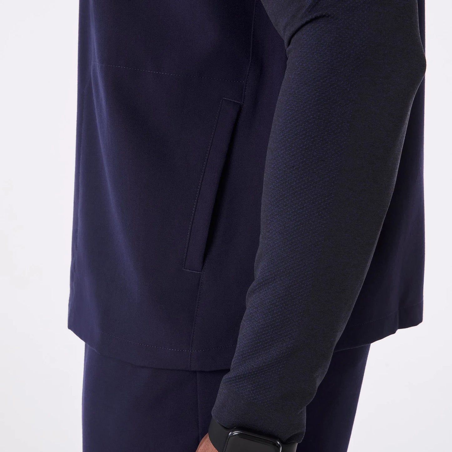 Men's Andes Oversized Scrub Top - Navy