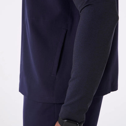 Men's Andes Oversized Scrub Top - Navy