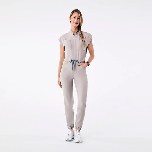 Women's Rafaela Cargo ScrubJumpsuit - Slate
