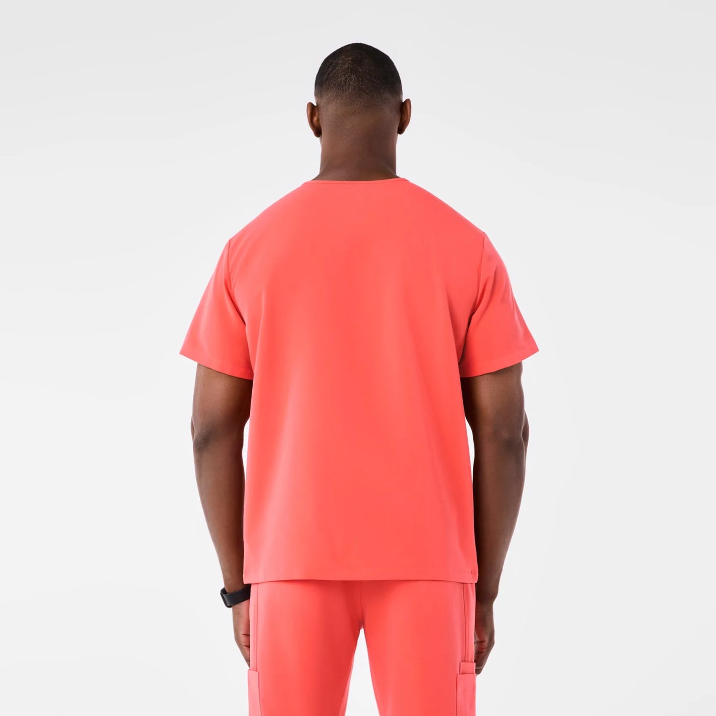 Men's Chisec Three-Pocket Scrub Top- Fireside