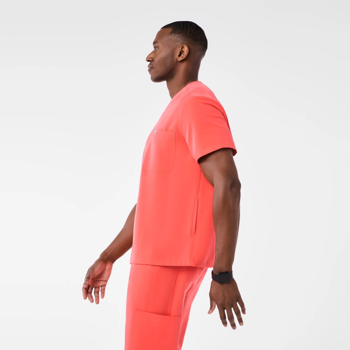 Men's Chisec Three-Pocket Scrub Top- Fireside