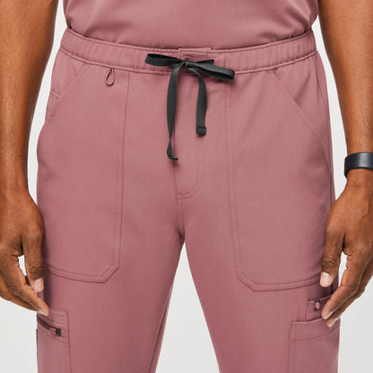 Men's Cairo Cargo Scrub Pants - Mauve