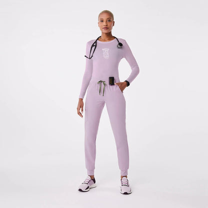 Women's Nurses Heart Supersoft Longsleeve Underscrub - Lavender Haze