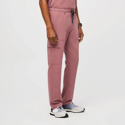 Men's Cairo Cargo Scrub Pants - Mauve
