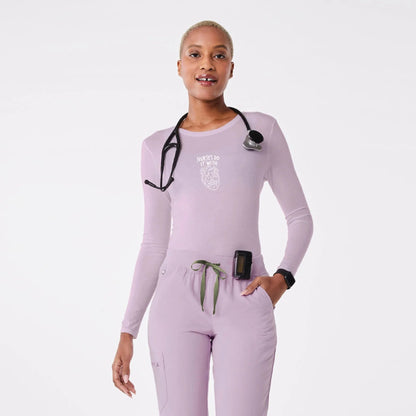 Women's Nurses Heart Supersoft Longsleeve Underscrub - Lavender Haze