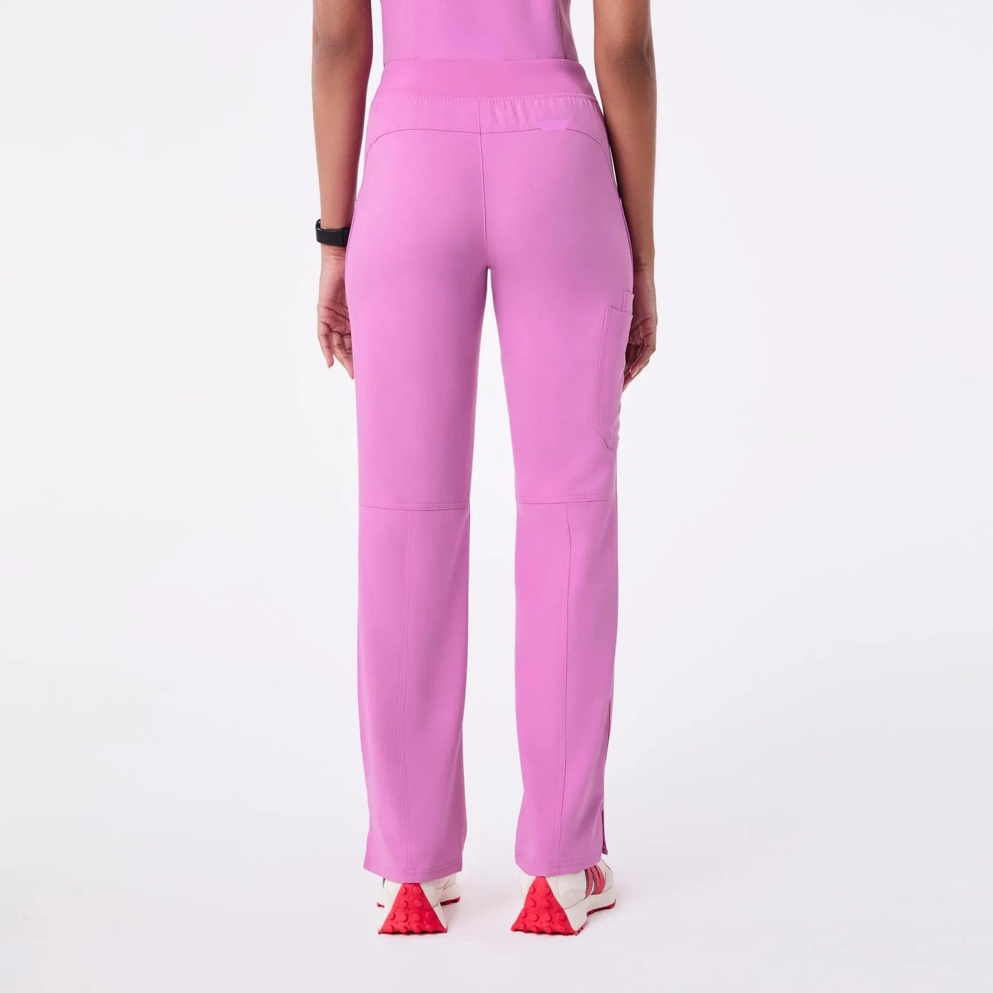Women's Kade Cargo Scrub Pants- Pink Cloud