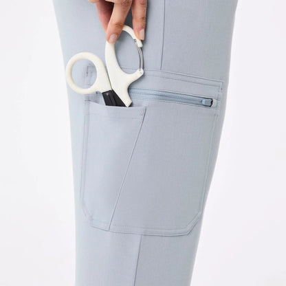 Women's High Waisted Uman Relaxed Jogger Scrub Pants - Dusty Blue
