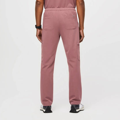 Men's Cairo Cargo Scrub Pants - Mauve