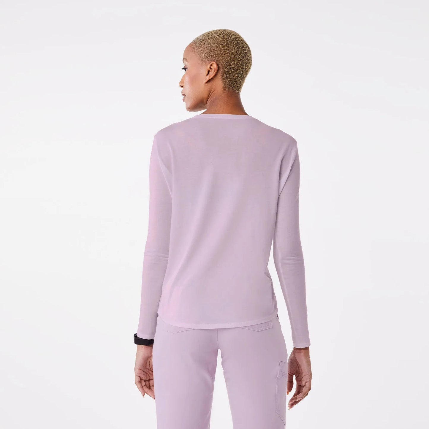 Women's Nurses Heart Supersoft Longsleeve Underscrub - Lavender Haze