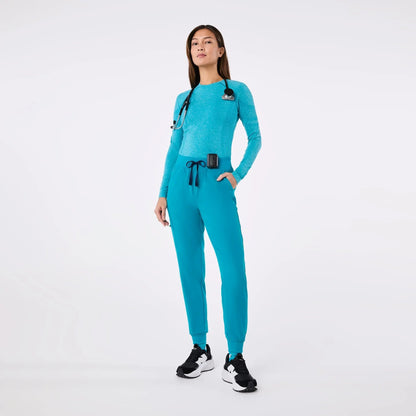 Women's Salta Seamless Longsleeve Underscrub - Teal