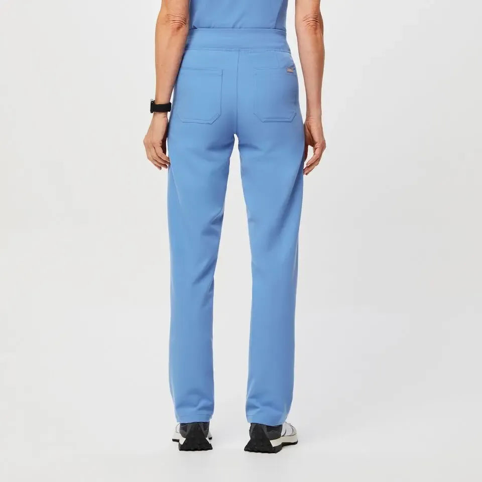 Women's High Waisted Livingston Scrub Pants - Ceil Blue