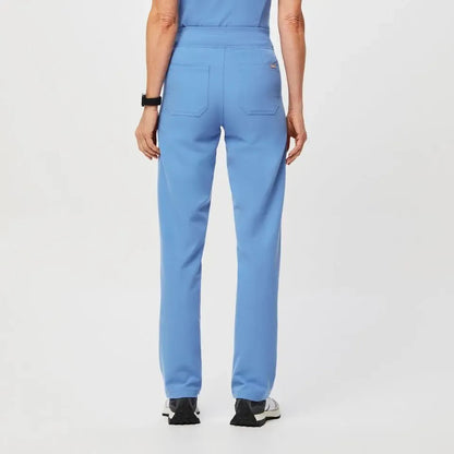 Women's High Waisted Livingston Scrub Pants - Ceil Blue